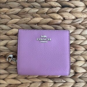 Coach Lilac Leather Wallet